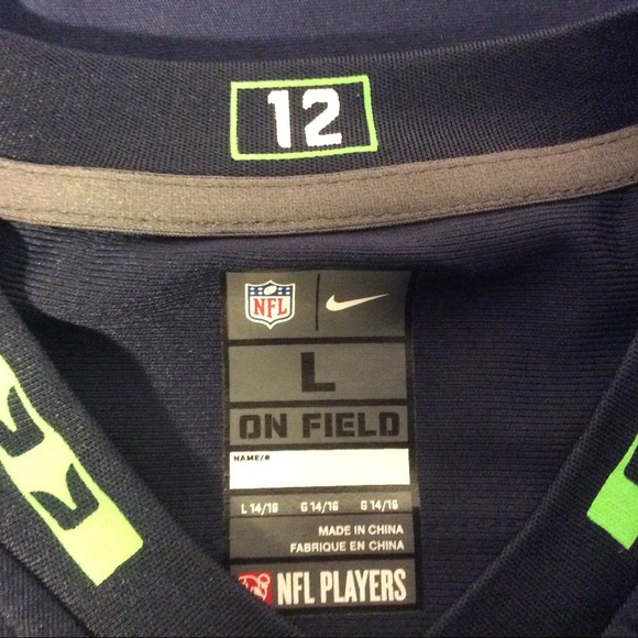 Nike Seahawks #3 Russell Wilson Jersey boys Youth Large - Picture 7 of 9